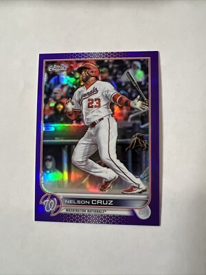 2022 -Nelson Cruz - Topps Chrome Update Series - Purple Refractor #USC142