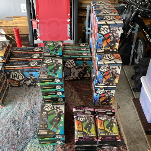 Panini Mosaic Lot NFL/NBA 2020-2021 100+ Boxes Sealed. Mega, Blaster, Hangers