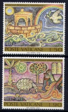 VATICAN Sc#548-9 1974 UPU Centenary MNH