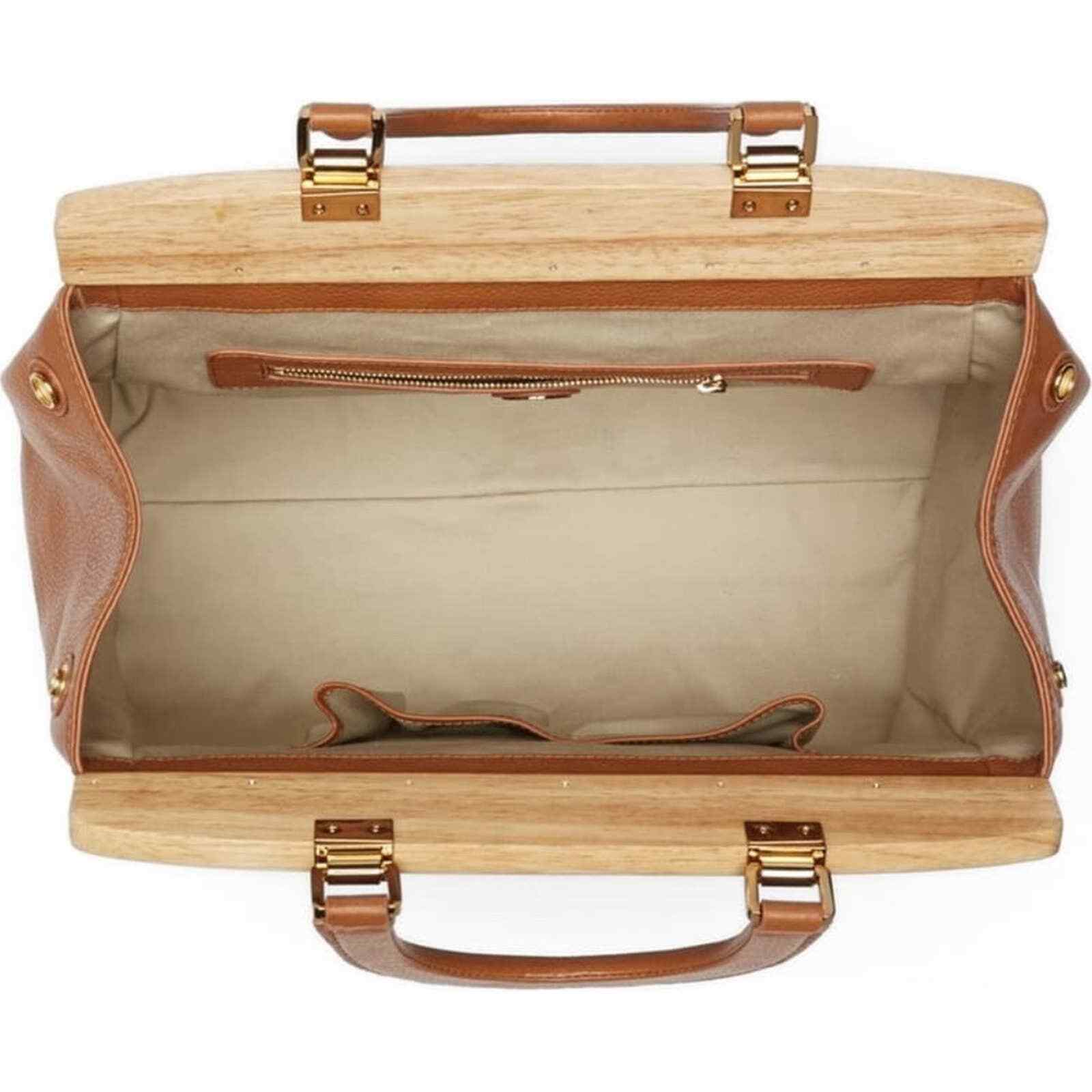 Tory Burch RARE Mirrored Attersee Satchel image 4