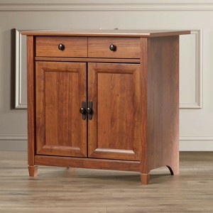 2 Door 2 Drawer Accent Cabinet Tipover Restraint Assembly Storage Auburn Cherry Ebay