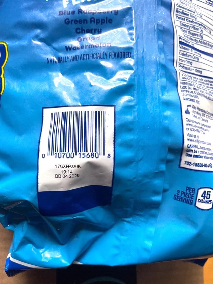 CARAMELO DURO DE UVA JOLLY RANCHERs a granel elige tu talla fresco envío gratuito púrpura Foto 4 de 4