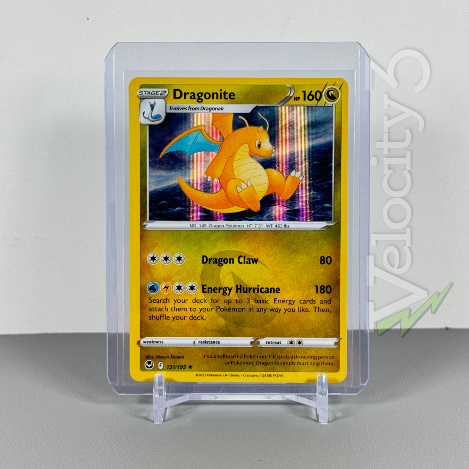 Pokemon TCG Card: DRAGONITE 131/195 Holo ⭐ RARE⭐ Silver Tempest | NM/Mint