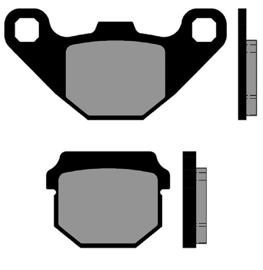 Bremsbeläge Brenta 3015 Organisch Hinten – Für Yamaha TZR 50 / XT 125 X R