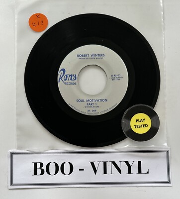 Robert Winters - Soul Motivation Part 1  7  Northern Soul / Funk Soul VG+