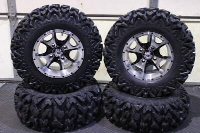 BRUTE FORCE 750 25'' RIP SAW RADIAL ATV TIRE & COBRA M/B WHEEL KIT IRS1CA