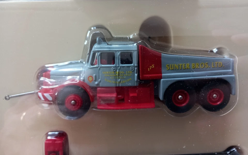 CORGI TRACKSIDE DG198014 1/76 SCAMMELL CONTRACTOR LOW LOADER SUNTER BROS NEUF - Photo 2/4