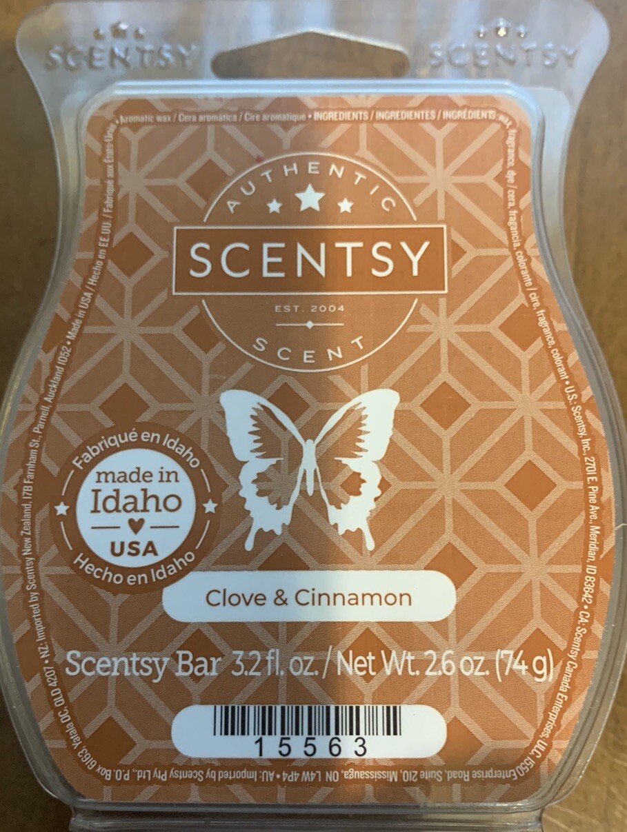 Scentsy Clove & Cinnamon Wax Bars New Scent Warmer bar New eBay