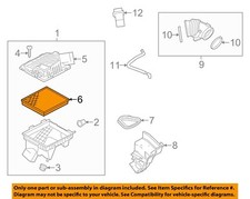 GM OEM Engine-Air Filter Element 22753242