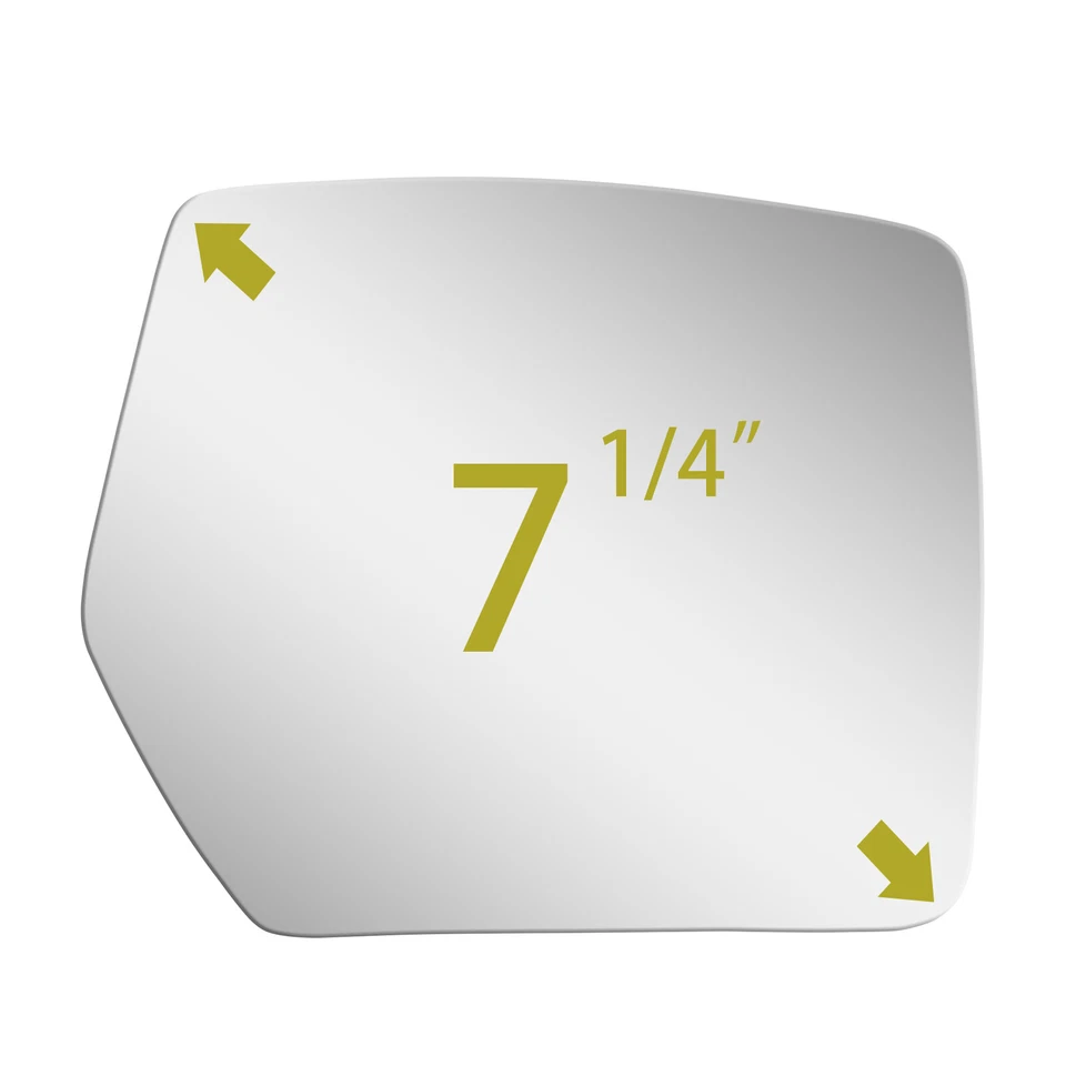 Espejo retrovisor de vidrio de repuesto para Jeep Patriot 2013 pasajero lado derecho convexo Foto 2 de 4