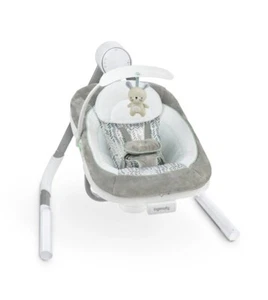 🔥NEW🔥 Ingénuité Quoi qu'il en soit Sway Vibrant Portable Bébé Swing Spruce, Bleu