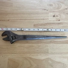 M. Klein and Sons Adjustable Spud Wrench Alignment Wrench Vintage 3239 USA