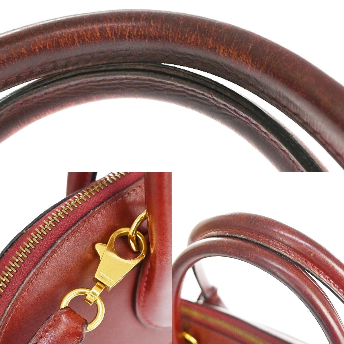 HERMES Bolide 35 2Way Shoulder Hand Bag Box Claf Leather ◯W HERMES Bolide 35 2Way Shoulder Hand Bag Box Claf Leather ◯W
