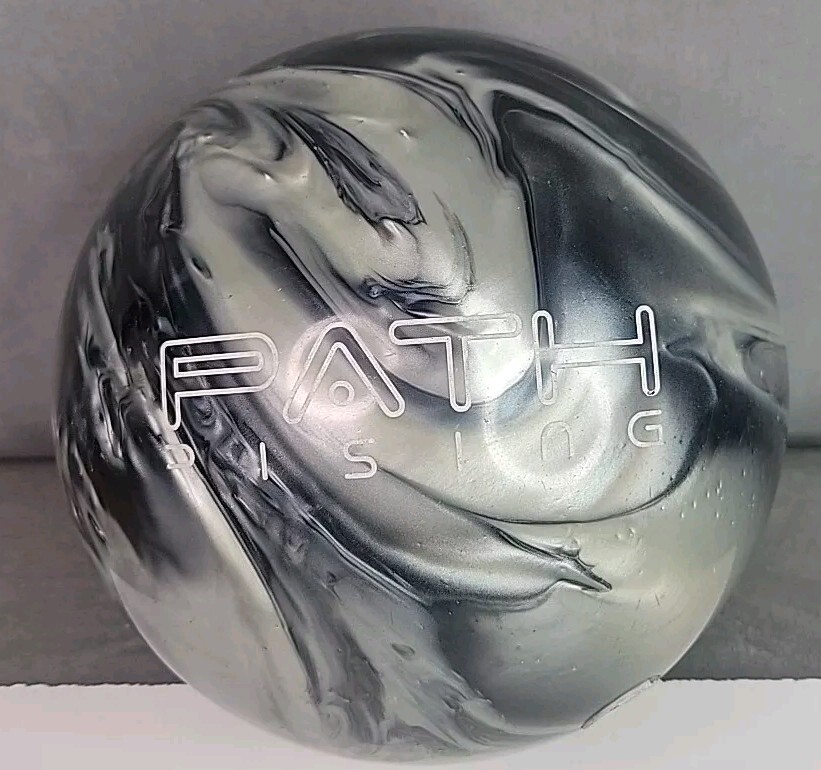 Bowling Ball 14lb Pyramid Silver Gray Path Rising USBC engraved | eBay