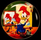 Walter Lantz Ltd Ed Porcelain WOODY'S TRIPLE SELF PORTRAIT Collector Plate w Box — photo 2