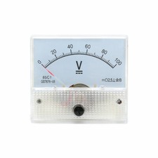 Model 85C1 DC 0-100V Volt Analog Panel Voltmeter Gauge Mechanical Voltage Meter