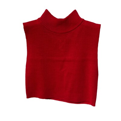 Specialty house red turtleneck under layering sweater mock