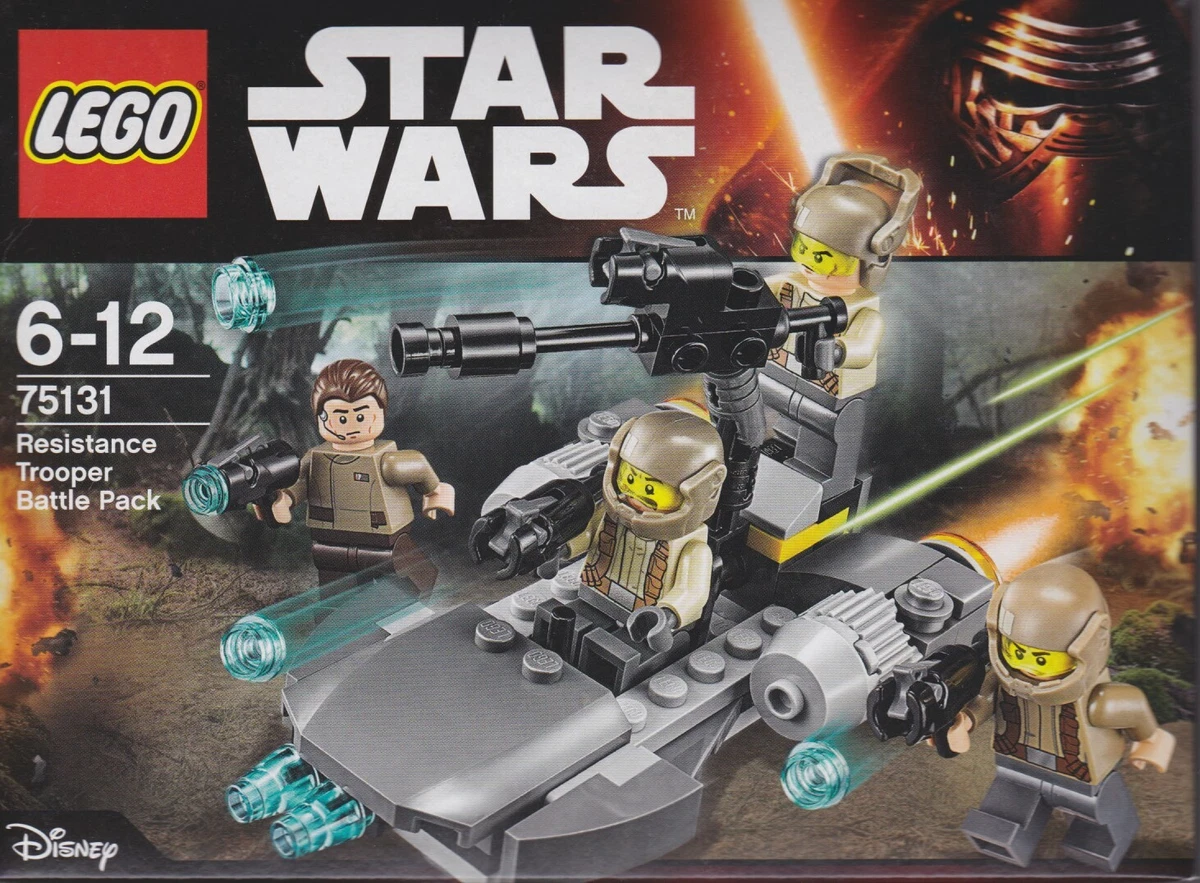LEGO STAR WARS 75131 RESISTANCE TROOPER BATTLE PACK 4 minifigures