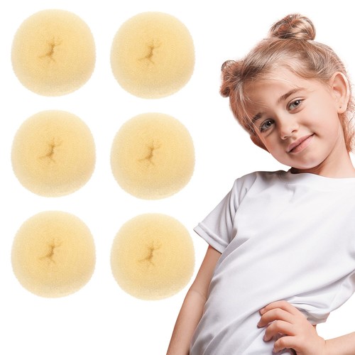 Styla Hair Small Donut Bun Maker for Kids' Ballet Buns Sock Buns and