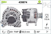 Valeo 439874 Generator FüR Seat Skoda VW