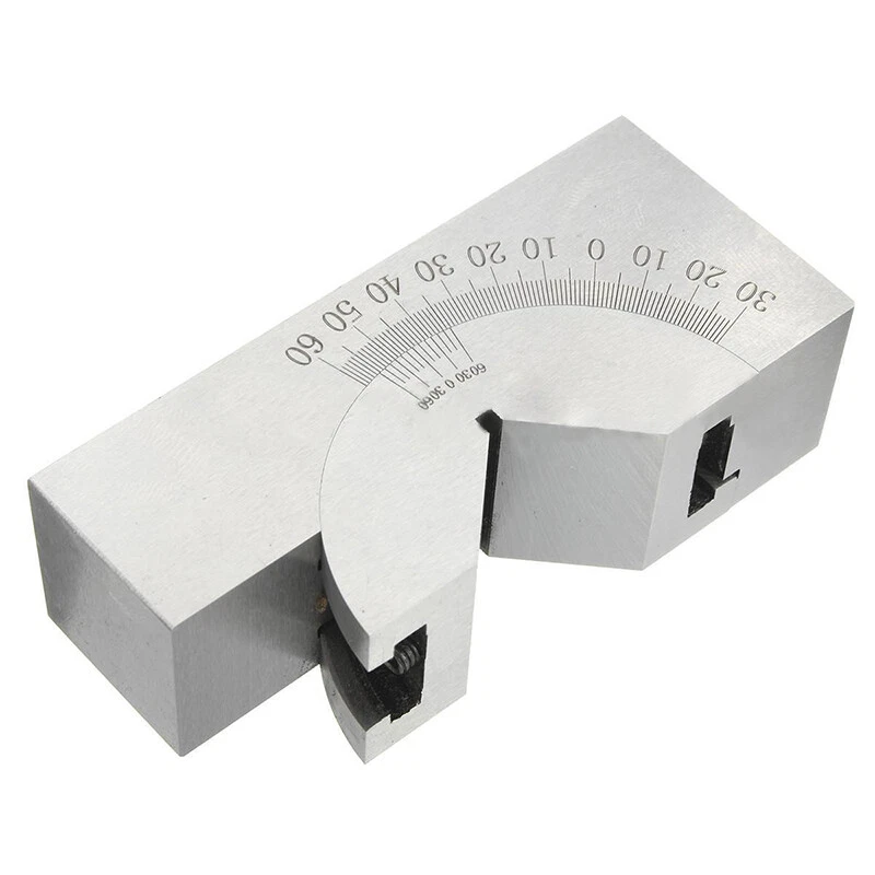 0°-60° Adjustable Angle Block Set V Angle Gauge Block Precision Micro Milling AO - Image 3 of 4
