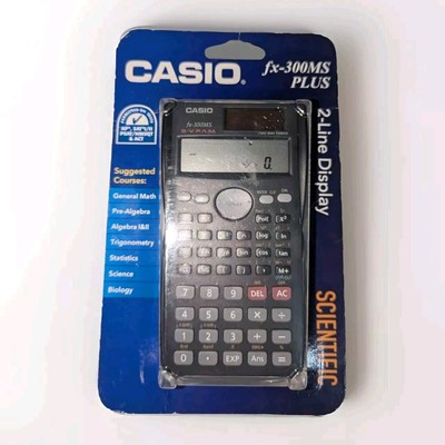 Casio fx-300MS Plus Scientific Calculator 2 Line Display Multi Replay NEW 