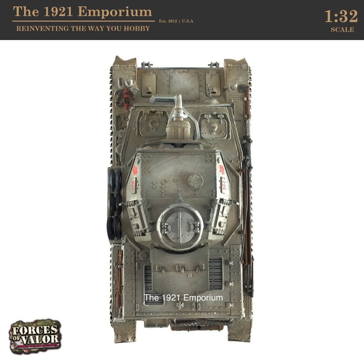 ✙ 1:32 Diecast Unimax Toys Forces of Valor Winter WWII