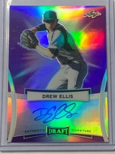 Drew Ellis 2017 Leaf Draft Purple Auto Card #BA-DE1  # /15