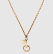 GUCCI Equestrian Horsebit Gold Pendant only