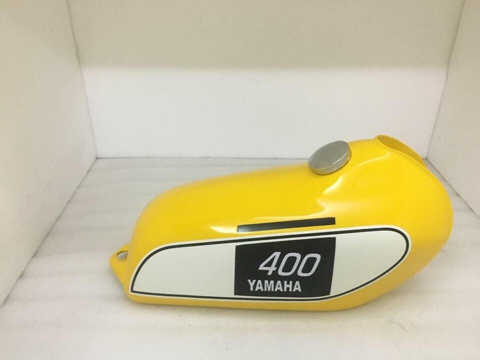 YAMAHA DT 250 DT400 Enduro, Yellow Painted Alloy Petrol Tank & CAP