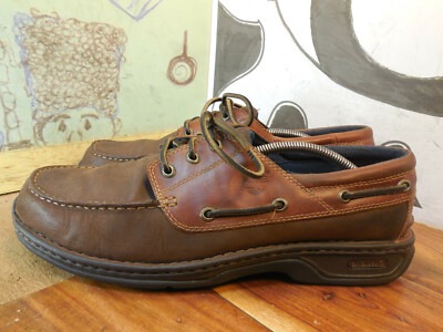 田中 Timberland Timberland Brown Leather Boat Shoes Men's 10.5M #79232 | eBay