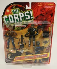The Corps! Jones Justin Case Night Laser Lanard Action Figure Set Collectors