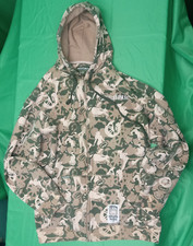  RARE ECKO UNLTD HOODIE MENS MEDIUM LINED CAMO RHINO SKATER HIP HOP VTG Y2K