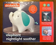Skidaddle Skip Hop Elephant Nightlight Sound Soother Brand New Cute Sealed!