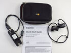 Sony Walkman Nwz-W273S 4 Gb Waterproof Swimming Mp3 Player bundle, charger, case