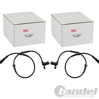 2X NTY ABS-SENSOR Raddrehzahl Vorne Beidseitig Passend FÜR Renault Megane
