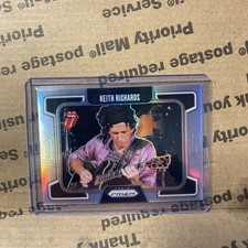 2025 Panini Prizm The Rolling Stones Silver Prizm Holo Keith Richards #63