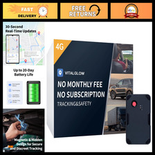 GPS Tracker for Vehicles - Real-Time Location, No Monthly Fee, Long Battery Life