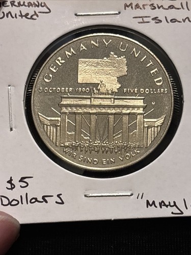 1990 Marshall Islands Germany United $5 Dollars “may101” - Picture 13 of 24