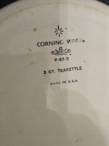 Corning Ware P 57 B Blue Cornflower 2 Quart Teekessel mit Deckel - Bild 7 von 7