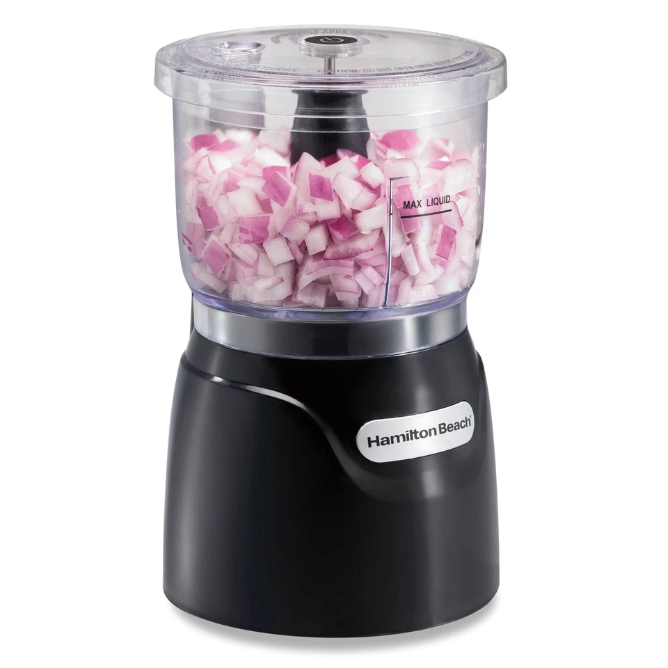 Hamilton Beach Electric Vegetable Chopper & Mini Food Processor 3-Cup 350 Watts - Image 2 of 4