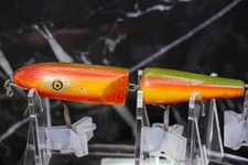 Pflueger Jointed Palomine in Rainbow Finish 4-1/2 wood fishing lure