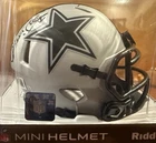 Rocket Ismail Autographed Dallas Cowboys RAVE Mini Helmet Beckett COA
