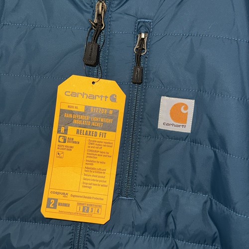 Chaqueta Carhartt Rain Defender para Hombre Abrigo Gilliam Calce Relajado Talla XXL Nueva - Imagen 3 de 4