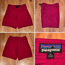Patagonia Minimalist Wavefarer Board Shorts Swim Trunks Men's 29 Red