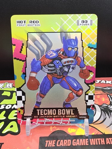 2026 Bo Jackson Battle Arena BOBA Tecmo HOT ROD (Rodney Hampton) 80s Rad FIRE