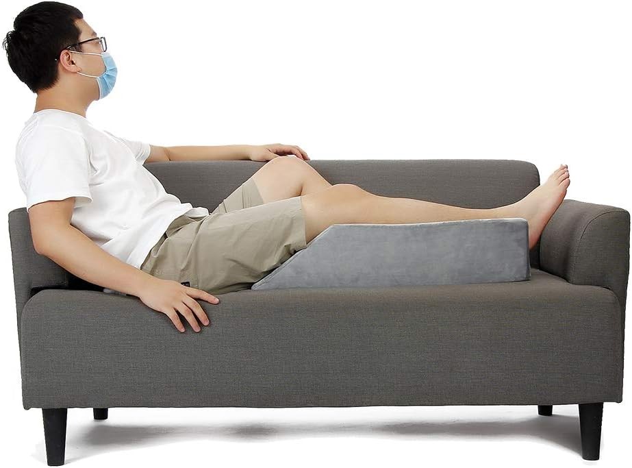 Leg Elevation Pillow Wedge Knee After Surgery Foot 25.6'', 65cm Long 