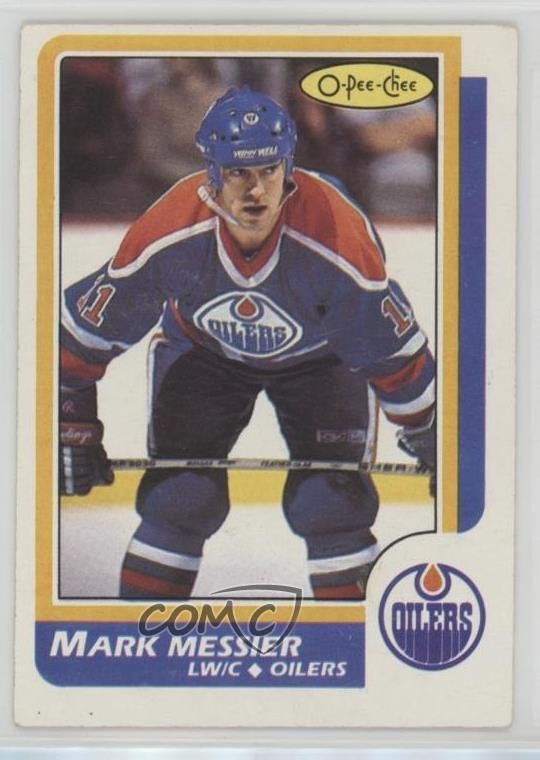 1986-87 O-Pee-Chee Mark Messier #186 HOF 0f5t