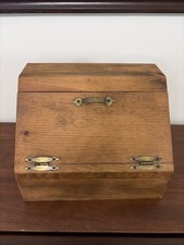 Vintage Wooden Bread Box/potato Storage Farmh...