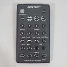 Bose Acoustic Wave Music System Gen I II III IV Black Remote - TESTED WORKS